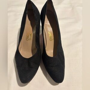 Salvatore Ferragamo Black Women's Heels 7.5M